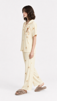 Caramel Bunny | Cartoon Printed 2 Piece Pyjama Set